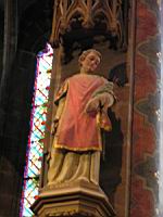 Carcassonne, Eglise St-Vincent, Statue